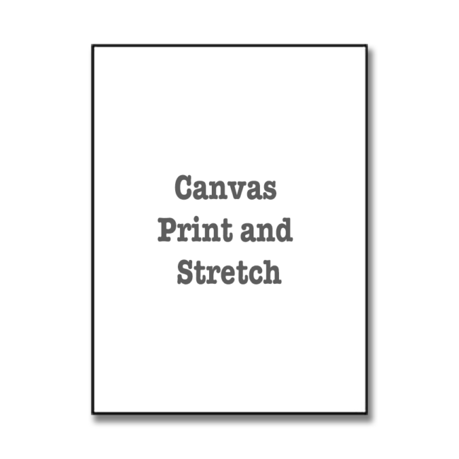 Fine Art Canvas Print and Stretch