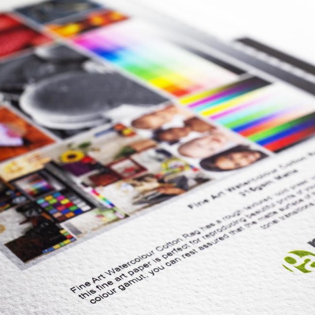 Fine Art Watercolour Cotton Rag 330gsm Matte - Image 2